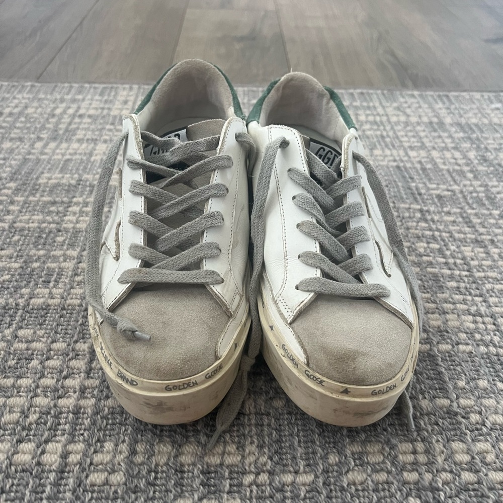 Golden Goose Kids Shoes in White and Gray
